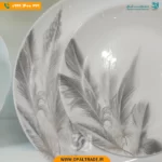 سرویس 25 پارچه گرد پر مشکی کد 40101