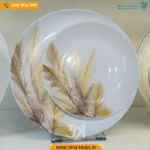 سرویس 25 پارچه گرد پر طلایی کد 40103