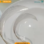 سرویس 25 پارچه گرد شمل طلایی کد 40104