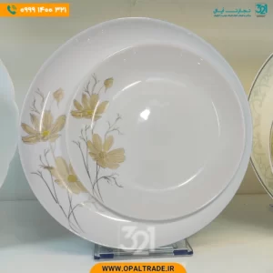 سرویس 25 پارچه گرد شمل طلایی کد 40104