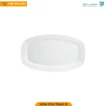 دیس کباب 32 سانتیمتری سفید هتلی چینی زرین کد 42114