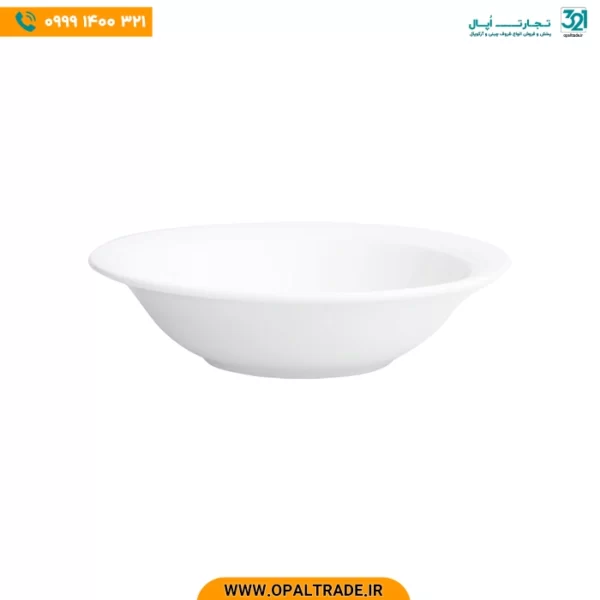 سالادخوری 3 نفره سفید هتلی چینی زرین کد 42116 - Image 1