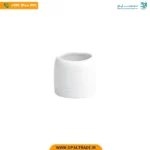 ظرف خردل سفید هتلی چینی زرین کد 42128