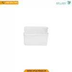 جای قند و شکر مربع سفید هتلی چینی زرین کد 42147