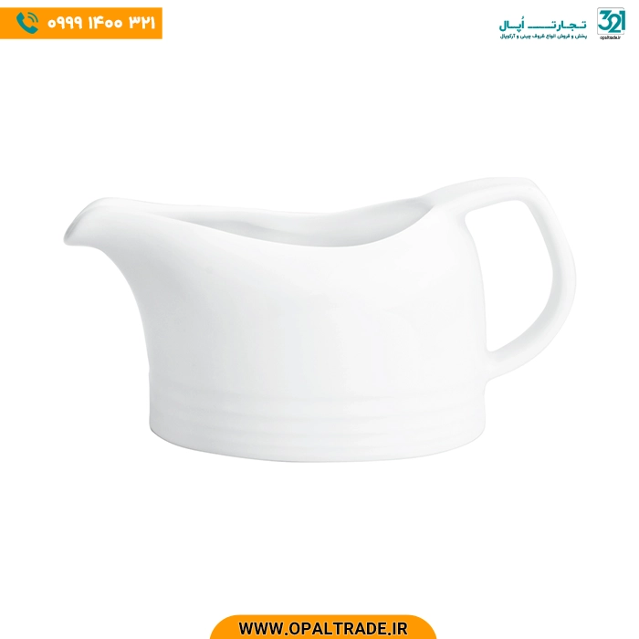 opaltrade-products-zariniran-Hoteli-42160 سس خوری 4 نفره سفید هتلی چینی زرین کد 42160 - Image 1