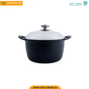 2013 ‫قابلمه تک سرامیکي 32 مشکي با درب پیرکس‬‏ کد 82135
