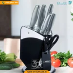 2411 ‫سرویس کارد سرامیکی 8 پارچه استیل‬‏ کد 82196