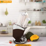 2590 ‫سرویس کارد سرامیکی 8 پارچه سفید استیل‬‏ کد 82194