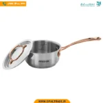 2699 ‫سرویس قابلمه 12 پارچه استیل دسته مسی‬‏ کد 82183