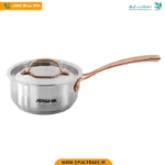 2699 ‫سرویس قابلمه 12 پارچه استیل دسته مسی‬‏ کد 82183