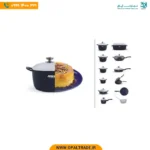 2917 ‫سرویس قابلمه 22 پارچه چدن تیتانیوم‬‏ کد 82178