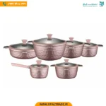 2969 ‫سرویس قابلمه 8 پارچه گرانتی تیتانیوم‬‏ کد 82176