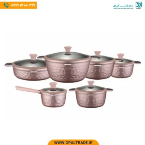 2969 ‫سرویس قابلمه 8 پارچه گرانتی تیتانیوم‬‏ کد 82176