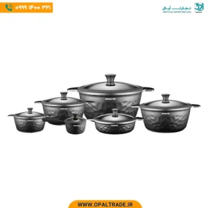 2970 ‫سرویس قابلمه 8 پارچه گرانتی تیتانیوم‬‏ کد 82175