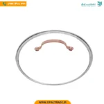 2977 قابلمه تک استیل 28 ‫دو درب دسته مسی کد 82152