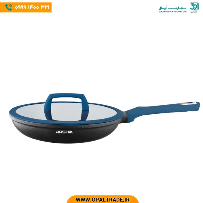 opaltrade-products-arshia-3109-82115-1 3109 تابه تک دسته دسته آبی سایز 26 کد 82115