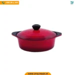 ماهیتابه سرامیکی عرشیا مدل رز ۲۴ سانتی‌متری