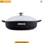 تابه چدنی آلومینیومی عرشیا سایز ۳۶ سانتی‌متر