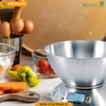 2039 ‫ترازو آشپزخانه کاسه دار استیل‬ کد 82285