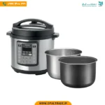 2597 ‫دو قابلمه‬‫زودپز چندکاره برقی مشکی‬ کد 82328