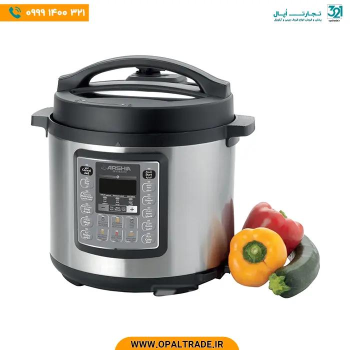 opaltrade-products-arshia-2597-82328-2 2597 دو قابلمهزودپز چندکاره برقی مشکی کد 82328