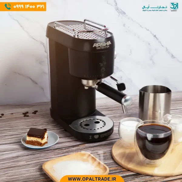 2724 ‫اسپرسو ساز 20 بار مشکی‬‏ کد 82254