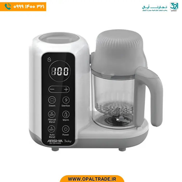 opaltrade-products-arshia-2864-82360-1 2864 غذاساز کودک 7 کاره سفید کد 82360