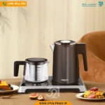 2934 چای ساز استیل لمسی مشکی جدید کد 82310