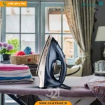 3203 ‫اتو بخار دستی مشکی طلایی‬‏ کد 82235