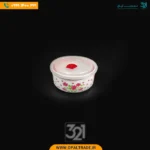 ست 6 پارچه چینی نسترن گل قرمز کد 30105