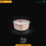 ست 6 پارچه چینی نسترن گل صورتی کد 30106