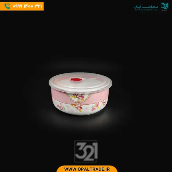 ست 6 پارچه چینی نسترن گل صورتی کد 30106