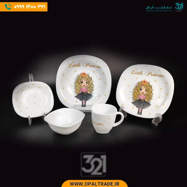 سرویس غذاخوری آرکوپال 5 پارچه کودک کد 72104