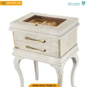 کنسول قاشق و چنگال سلطنتی مرمر کرم استخانی کد 30111