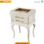 کنسول قاشق و چنگال سلطنتی مرمر کرم استخانی کد 30111