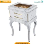 کنسول قاشق و چنگال سلطنتی مرمر سفید کد 30116