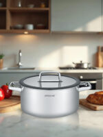 3538 قابلمه تک استیل لیزری 18 کد 82409 - Image 2