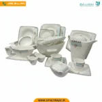 سرویس چینی استخانی 18 نفره 129 پارچه مقصود کد90253