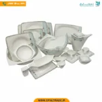 سرویس چینی استخانی 18 نفره 129 پارچه مقصود کد90253