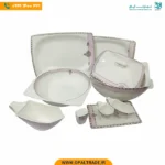 سرویس چینی استخانی 12 نفره 90 پارچه مقصود کد90254