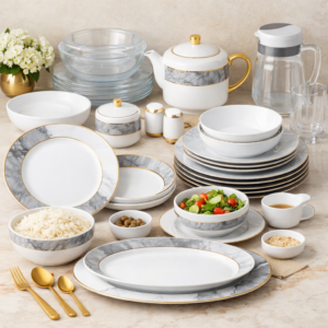 ست ظروف غذاخوری شیک و مدرن برای جهیزیه