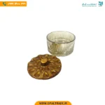 اردو خوری سه‌خانه شیشه‌ای با پایه چوبی کد 50181 - Image 3