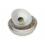 ست ۳ پارچه کاسه لبه بلند گلدن اپال