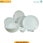 سرویس ظرفی 26 پارچه اُپال گرد گلبانو آبی