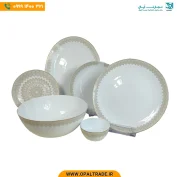 سرویس 26 پارچه اُپال گرد نسترن