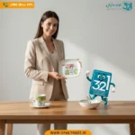 سرویس غذاخوری 5 پارچه کودک طرح دوستی قرمز-سبز | تجارت اُپال - Image 4
