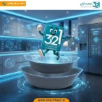ست پذیرایی 2 پارچه اوال اون طوسی گلدن اپال - Image 3