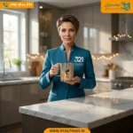 ماگ چینی لوکس طرح کویین با روکش طلایی PVD - Image 4